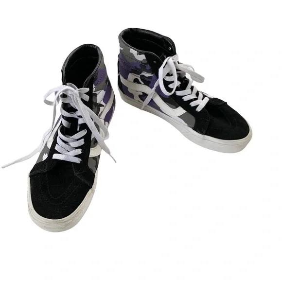 Vans SK8-HI REISSUE POP CAMO Purple High Top Sneaker 8 Women’s - Picture 16 of 16